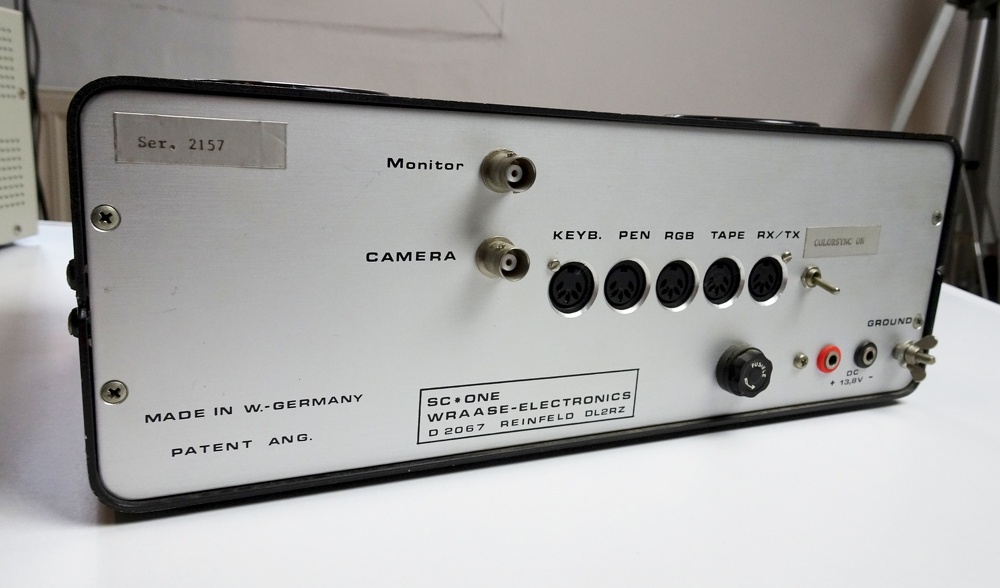 Wraase SC-1 SSTV Fax Konverter Rückseite