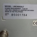 Uniden Bearcat UBC9000XLT Funkscanner Typenschild
