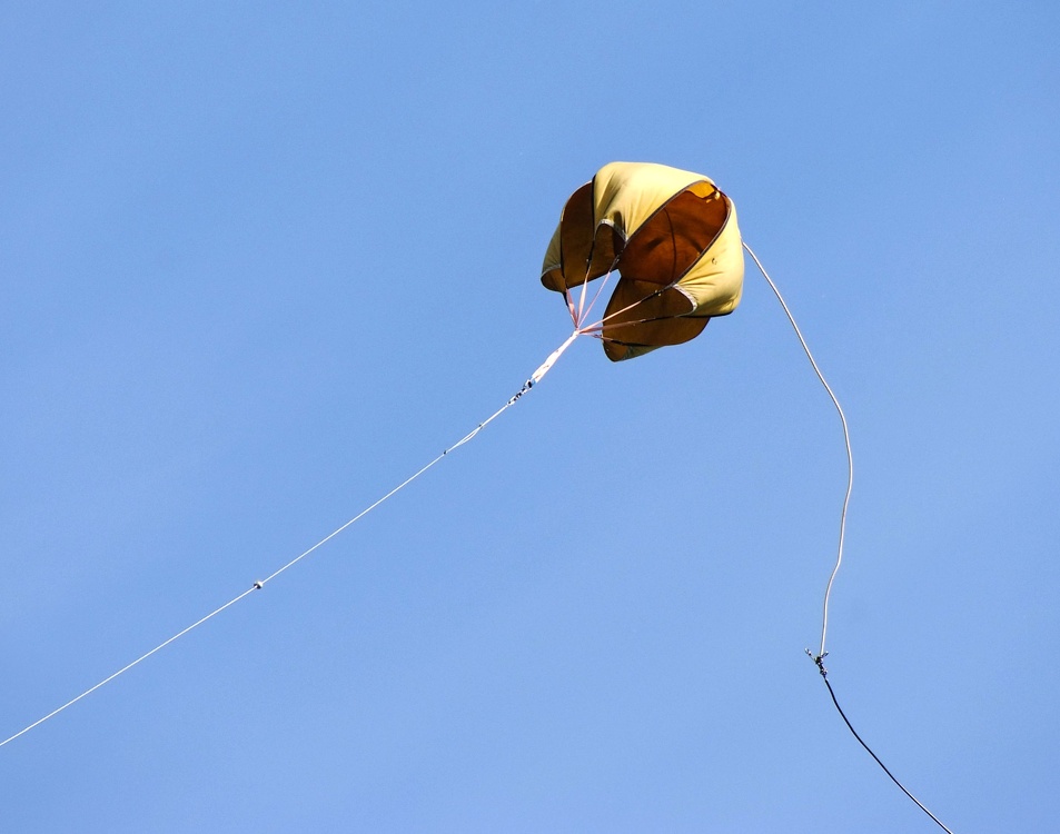 Fallschirm Segelflug Hochstart Windenstart