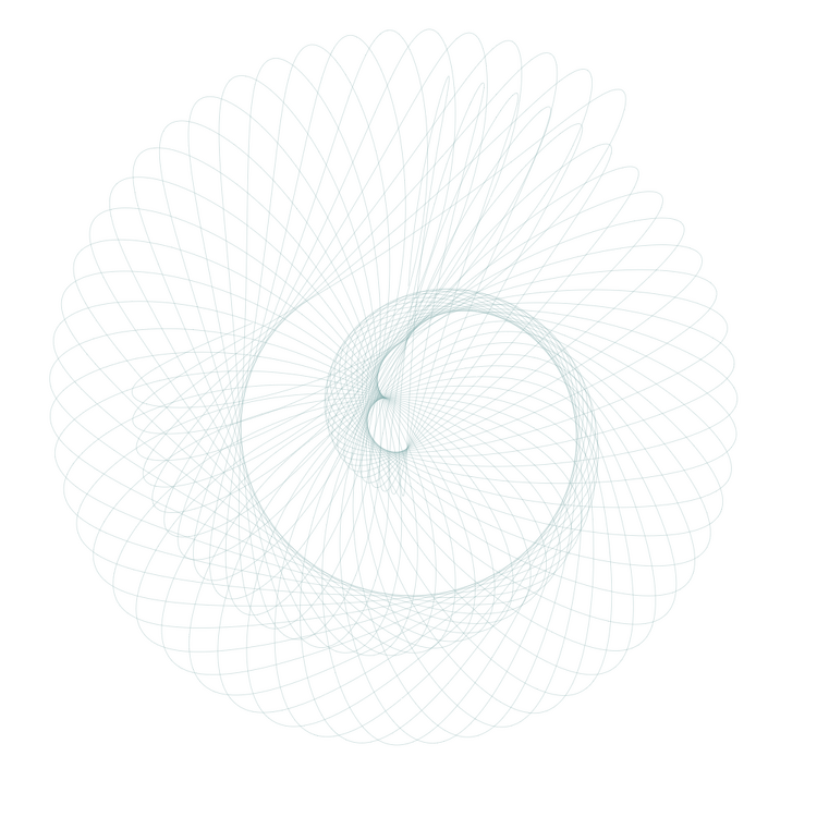 Harmonograph Spiralen Transparent PNG 004
