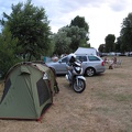 Camping Frankreich Motorroller Tour Honda Sh125i