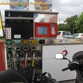 Tankstelle Selbstbedienung Frankreich Motorroller Tour
