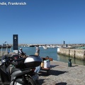 Hafen Frankreich Normandie Motorroller Tour