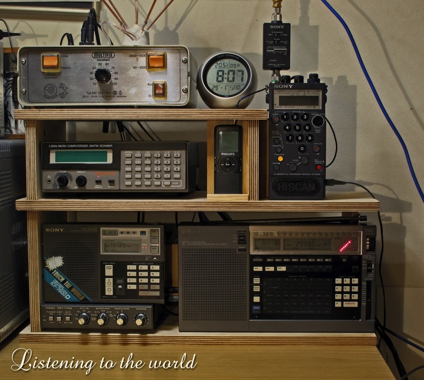 Radio Rack Ham Funkempfänger Kurzwelle VHF UHF