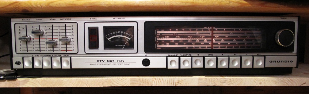 Grundig RTV 901 Hifi Stereo Radio Weltempfänger