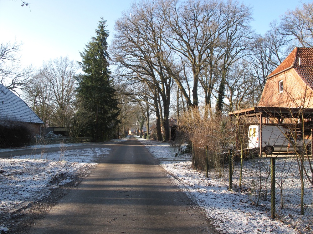 Dorf Eickeloh Aller Niedersachsen Dorfstraße